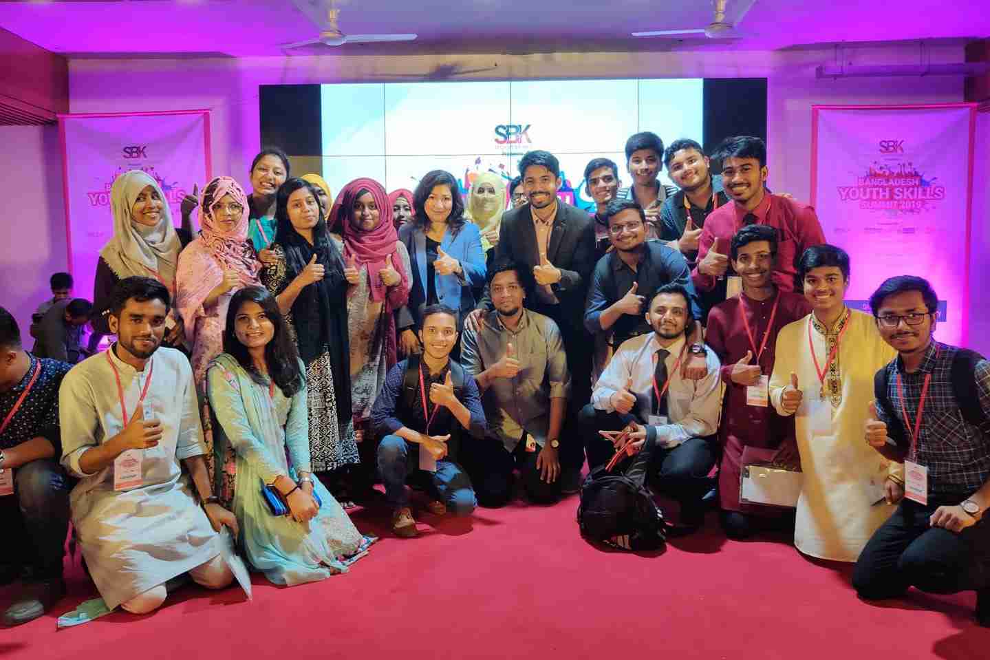 10MS Team at Bangladesh Youth Skills Summit